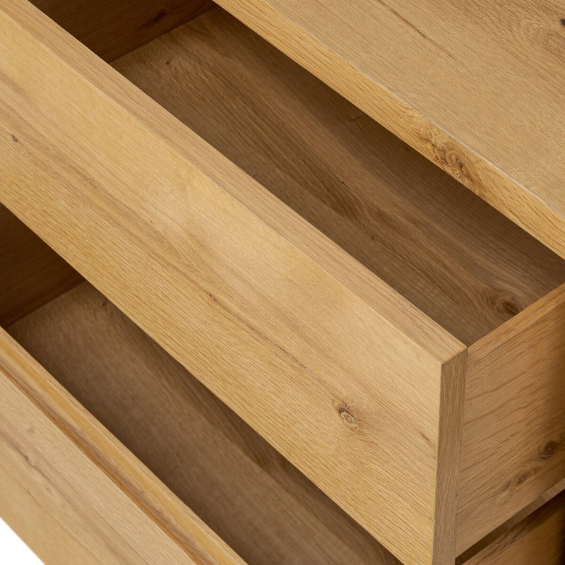 Novella Nightstand - Natural Oak Veneer Thick Random