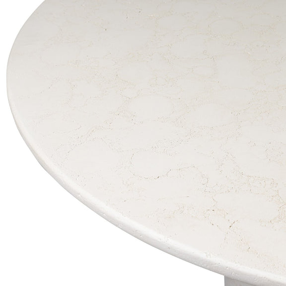 Rye Outdoor Dining Table-60" - Aged White Concrete