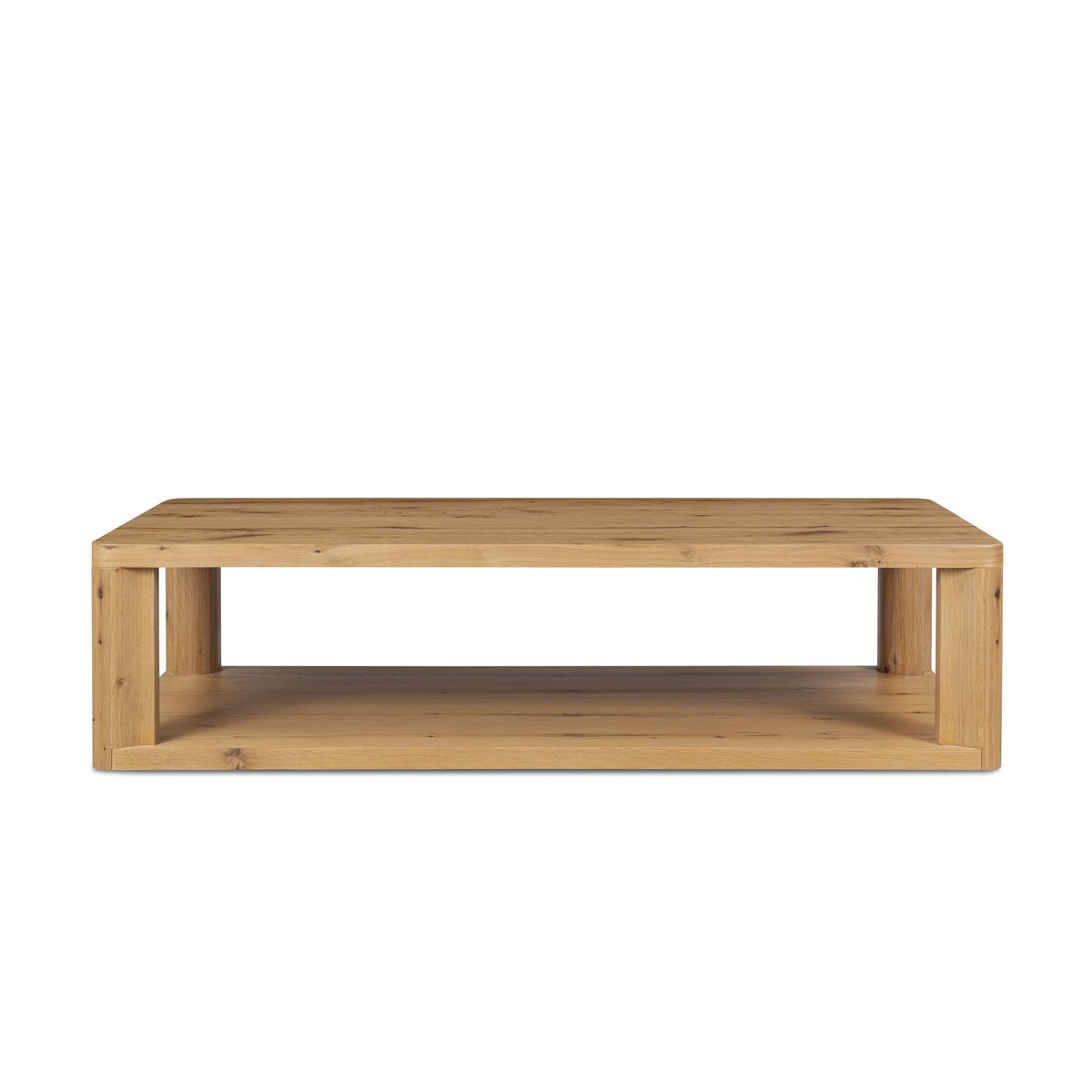 Novella Coffee Table - Natural Oak Veneer Thick Random