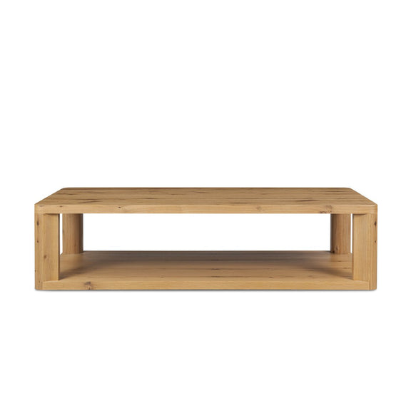 Novella Coffee Table - Natural Oak Veneer Thick Random