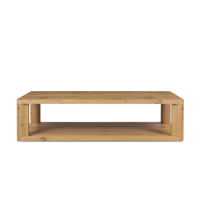 Novella Coffee Table - Natural Oak Veneer Thick Random