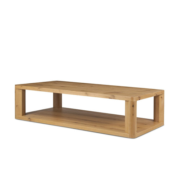 Novella Coffee Table - Natural Oak Veneer Thick Random