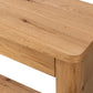 Novella Console Table - Natural Oak Veneer Thick Random