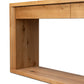Novella Console Table - Natural Oak Veneer Thick Random
