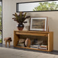 Novella Console Table - Natural Oak Veneer Thick Random