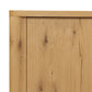 Novella Media Console - Natural Oak Veneer Thick Random