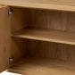 Novella Media Console - Natural Oak Veneer Thick Random