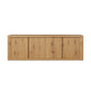 Novella Media Console - Natural Oak Veneer Thick Random