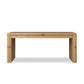 Novella Writing Desk - Natural Oak Veneer Thick Random