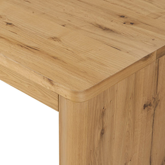 Novella Writing Desk - Natural Oak Veneer Thick Random