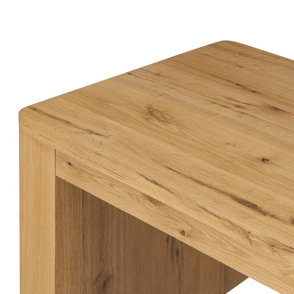 Novella Writing Desk - Natural Oak Veneer Thick Random