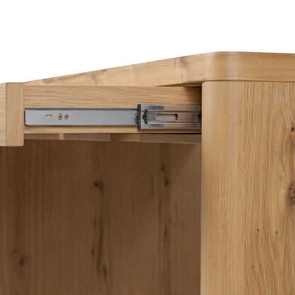 Novella Writing Desk - Natural Oak Veneer Thick Random