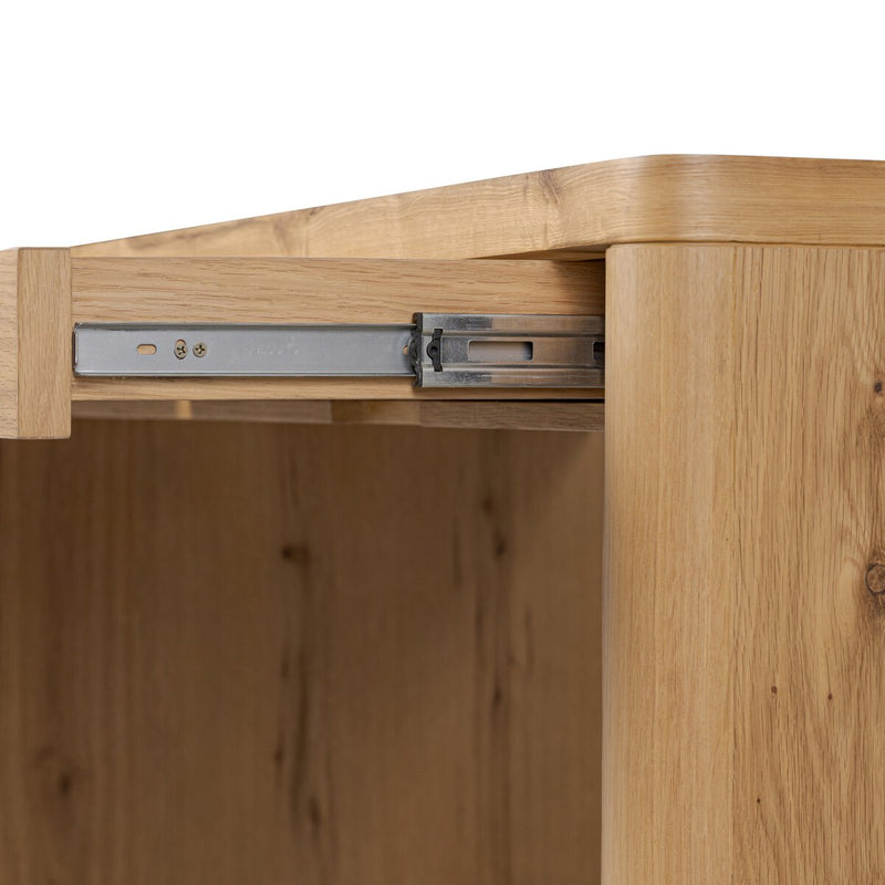 Novella Writing Desk - Natural Oak Veneer Thick Random