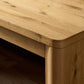 Novella Writing Desk - Natural Oak Veneer Thick Random