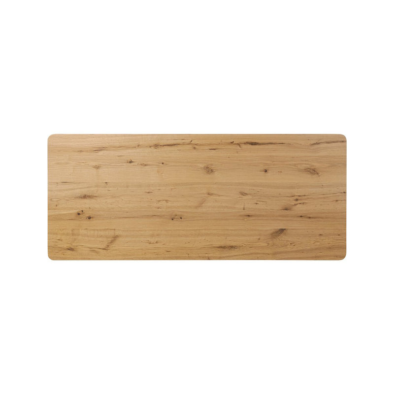 Novella Writing Desk - Natural Oak Veneer Thick Random