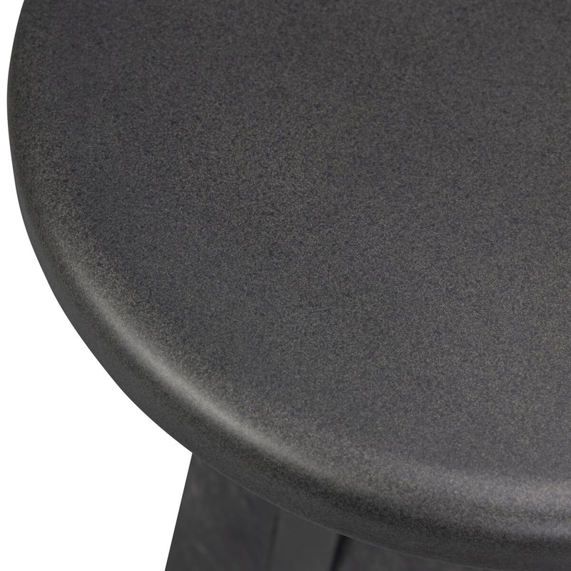 Daro Outdoor End Table - Charcoal Concrete