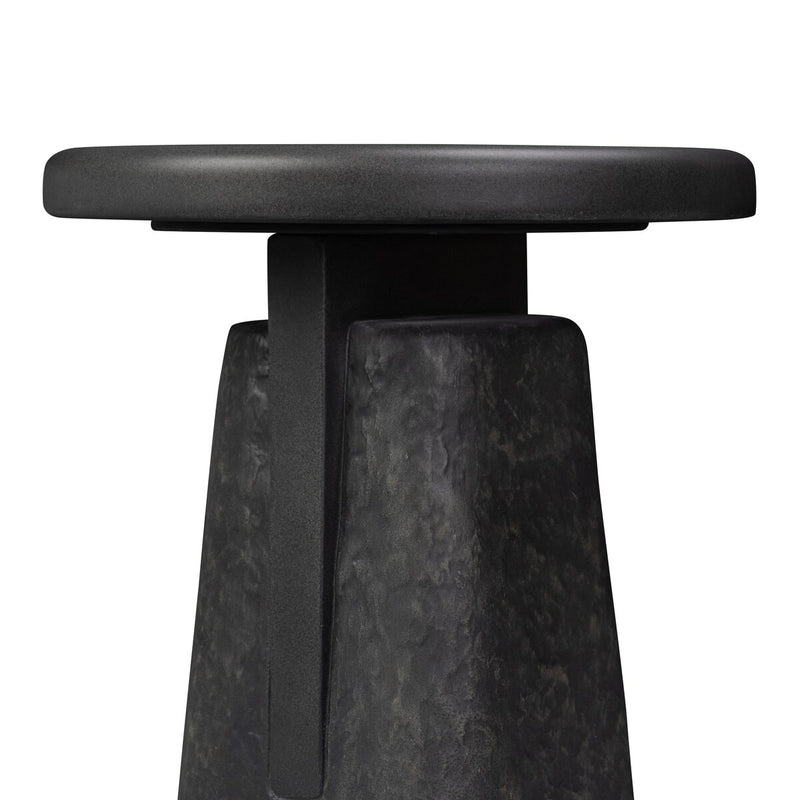 Daro Outdoor End Table - Charcoal Concrete