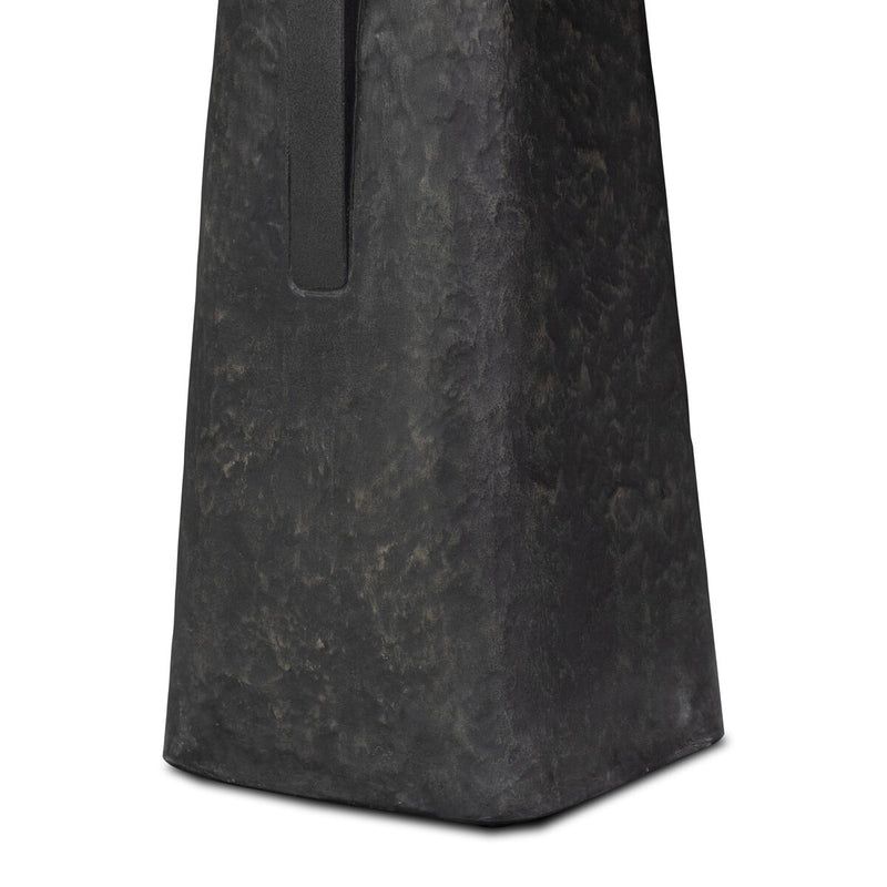 Daro Outdoor End Table - Charcoal Concrete
