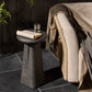 Daro Outdoor End Table - Charcoal Concrete
