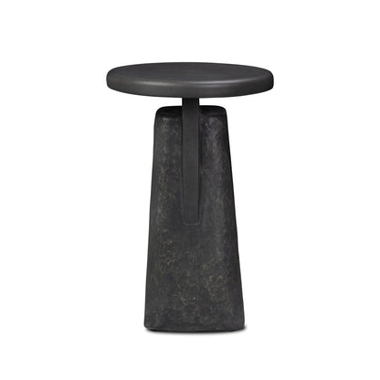 Daro Outdoor End Table - Charcoal Concrete