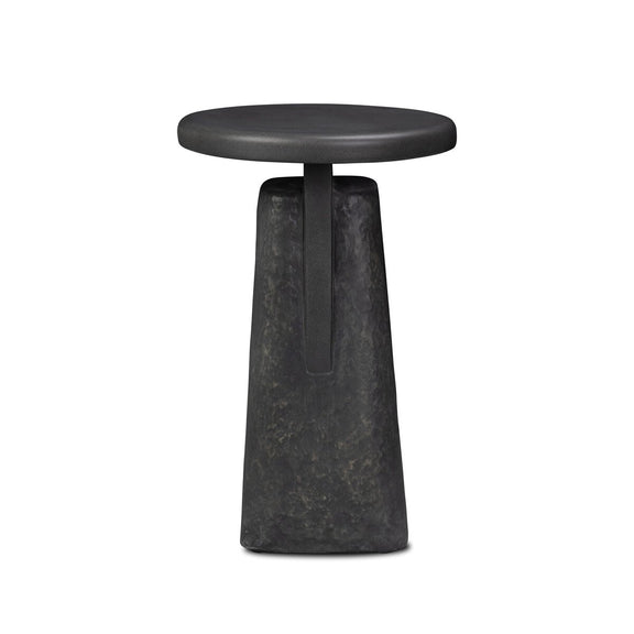 Daro Outdoor End Table - Charcoal Concrete