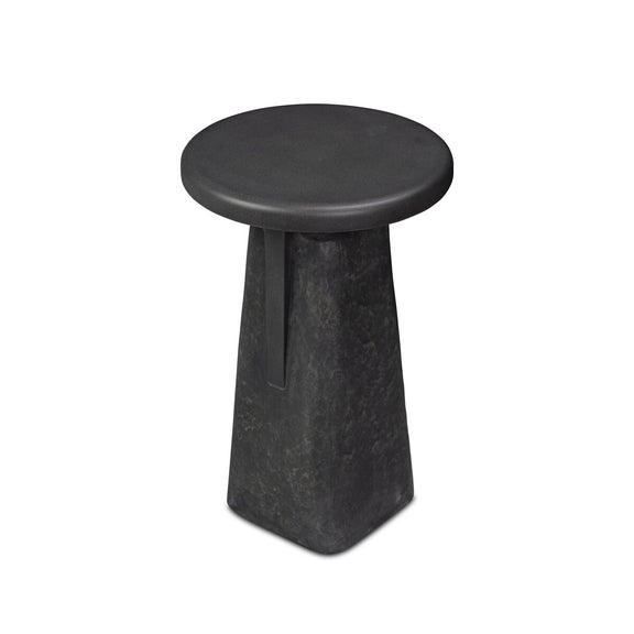 Daro Outdoor End Table - Charcoal Concrete