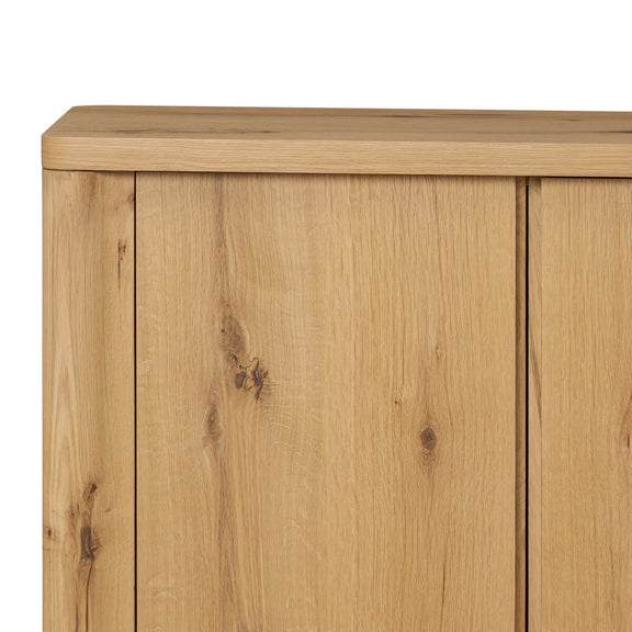 Novella Sideboard - Natural Oak Veneer Thick Random