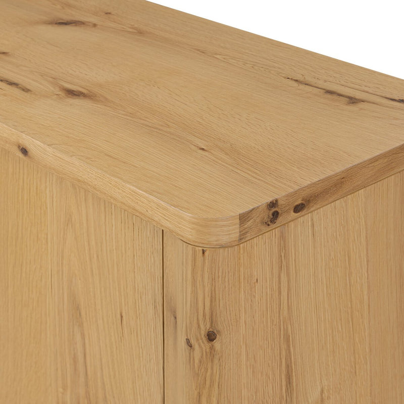 Novella Sideboard - Natural Oak Veneer Thick Random