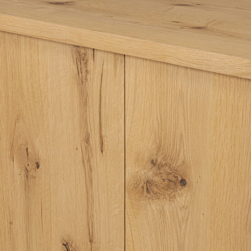 Novella Sideboard - Natural Oak Veneer Thick Random