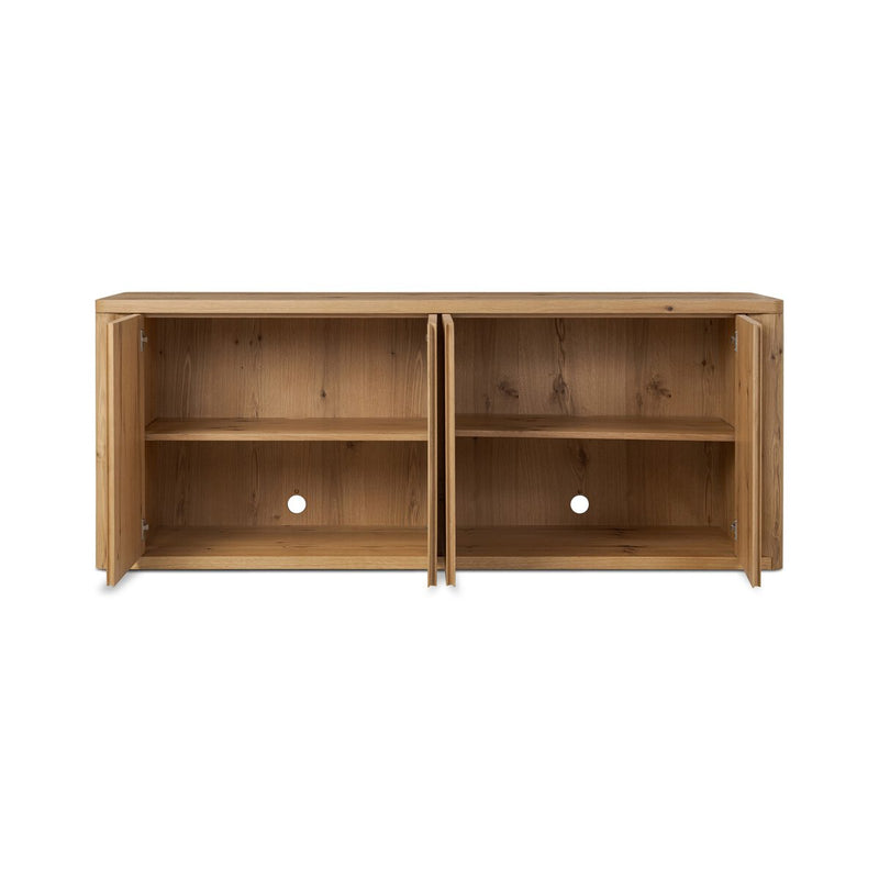 Novella Sideboard - Natural Oak Veneer Thick Random
