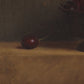 Red Cherries On Red Oak by Bethany Joseph - Walnut Floater