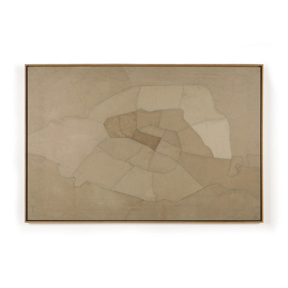 Paris From Above by Kimmy Quillin - White Oak Floater