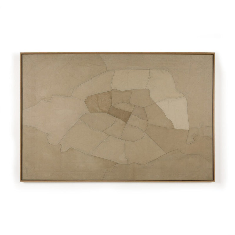 Paris From Above by Kimmy Quillin - White Oak Floater