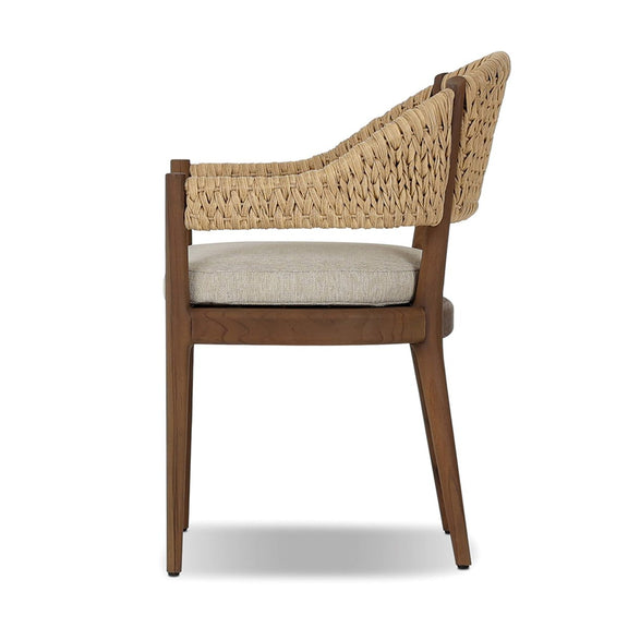 Atwood Outdoor Dining Armchair - Ellor Beige