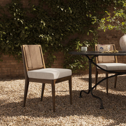 Rothler Outdoor Dining Chair - Vergo Cream