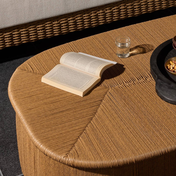 Taum Outdoor Coffee Table - Textured Sand