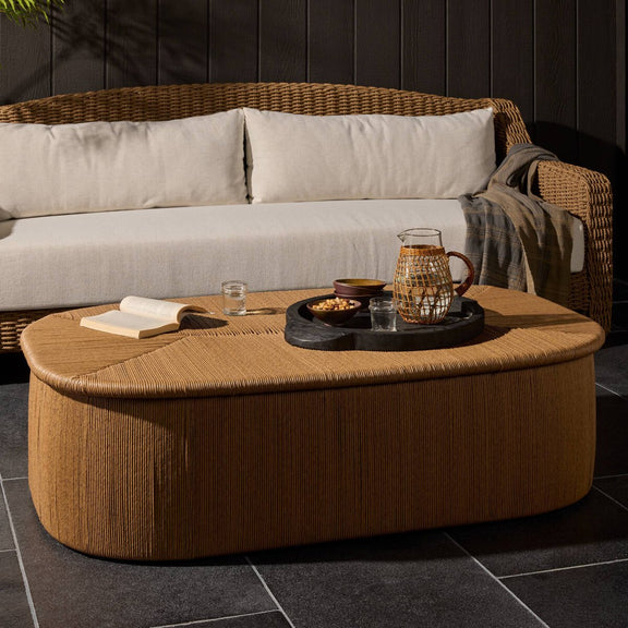 Taum Outdoor Coffee Table - Textured Sand