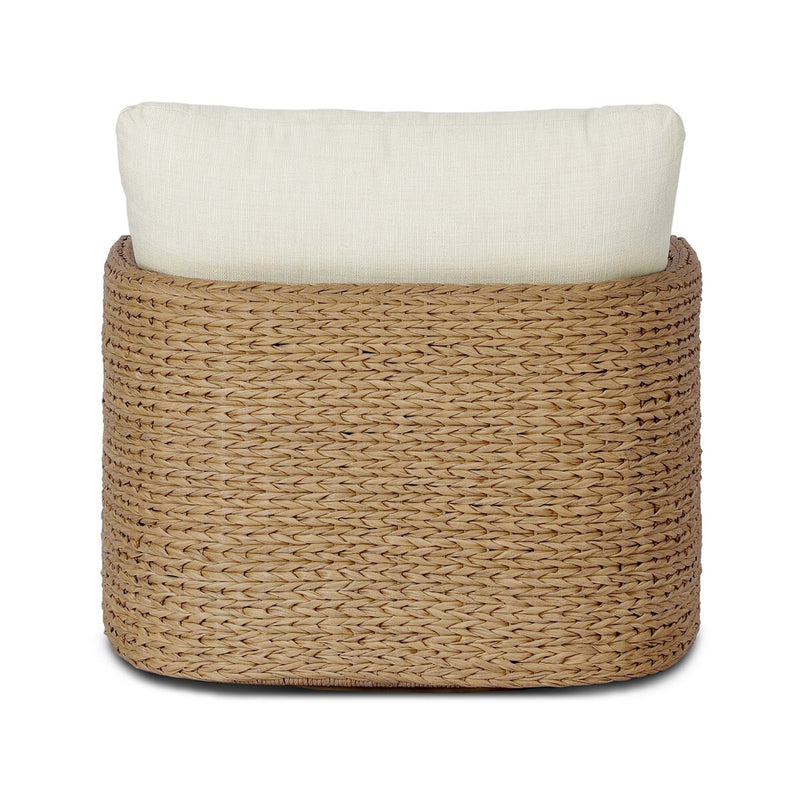 Caney Outdoor Swivel Chair - Coastal Weave