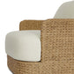 Caney Outdoor Swivel Chair - Coastal Weave