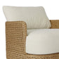 Caney Outdoor Swivel Chair - Coastal Weave