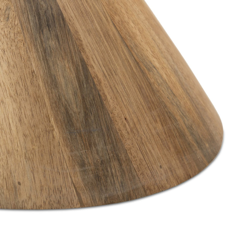 Bibianna Oval Dining Table - Smoked Honey