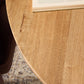 Bibianna Oval Dining Table - Smoked Honey