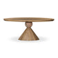 Bibianna Oval Dining Table - Smoked Honey