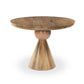 Bibianna Oval Dining Table - Smoked Honey
