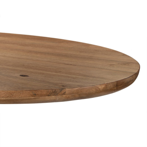 Bibianna Oval Dining Table - Honed White Marble