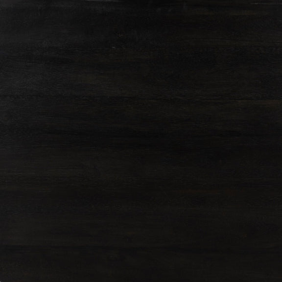 Bibianna Oval Dining Table - Worn Black Parawood