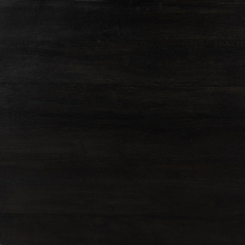 Bibianna Oval Dining Table - Worn Black Parawood