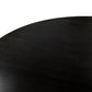 Bibianna Oval Dining Table - Worn Black Parawood