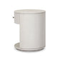 Amelia Oval One Drawer Nightstand - Ivory Painted Linen