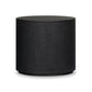 Amelia Oval One Drawer Nightstand - Black Linen